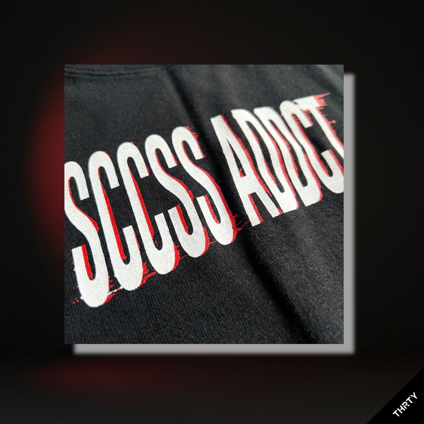 THRTY Oversized Tee || SCCSS ADDCT (Black · French Navy)