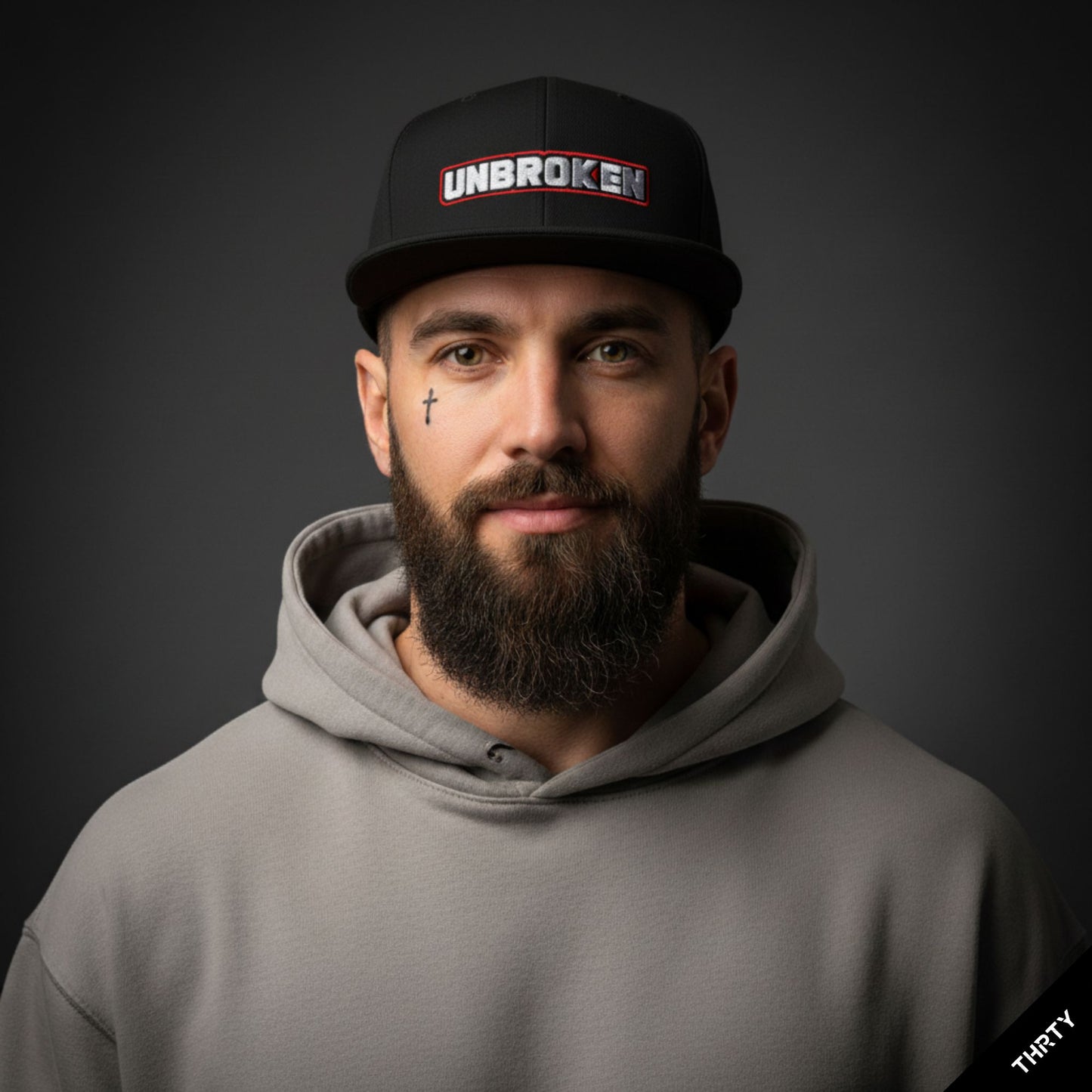 THRTY Snapback – UNBROKEN (Black · OTTO Cap)