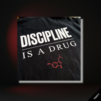 THRTY Oversized Hoodie || DISCIPLINE IS A DRUG (Black)